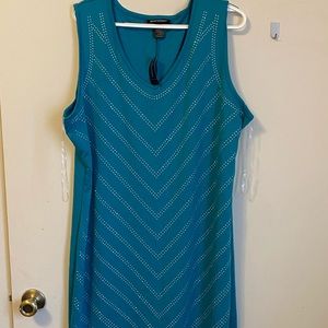 Ashley Stewart Chevron Print Tank Dress